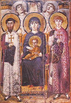 Byzantine Icon of Virgin and Child, c. 600 CE