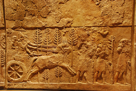 Relief Showing the Assyrian King Sargon II in His Chariot