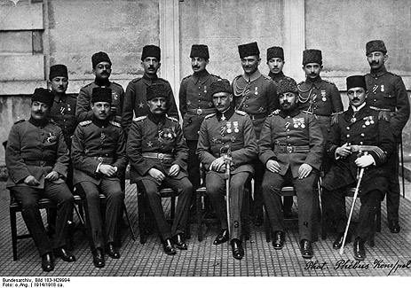 Cavalry General Liman von Sanders With Ottoman Officers