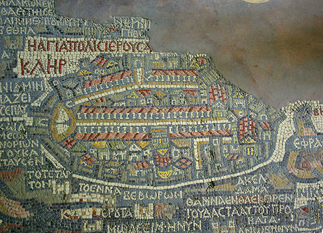 Jerusalem On the Famous Mosaic Floor from Madaba