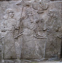 Ashurnasirpal II of Assyria with official