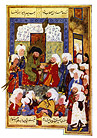 Ali ibn Abi Talib, Muhammad’s Foster Brother, Cousin, and Son-in-law, Receiving the Bay’ah (oath of allegiance) in Kufa (modern-day Iraq), 656 CE.