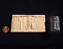 Cylinder Seal Featuring the Goddess Ishtar