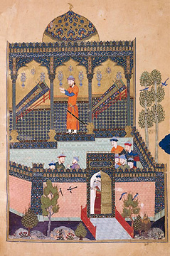 Scene from the Shahnameh of Ferdowsi