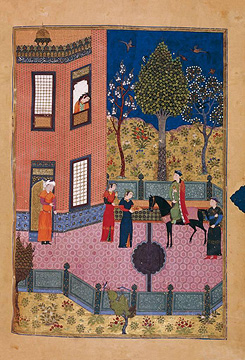 Scene from the Shahnameh of Ferdowsi